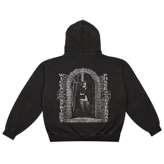 Magic Dealer Stone Washed Pullover Hooded Sweatshirt