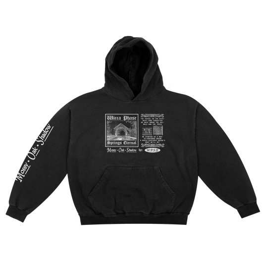 Long Forgotten Path Pullover Hooded Sweatshirt (Black)