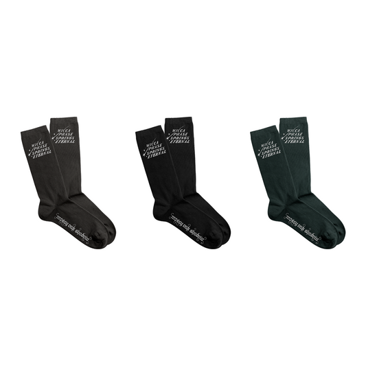 Shooting Star Logo Socks