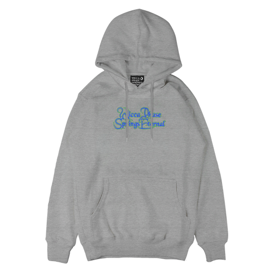 Embroidered Logo Pullover Hooded Sweatshirt (Heather)